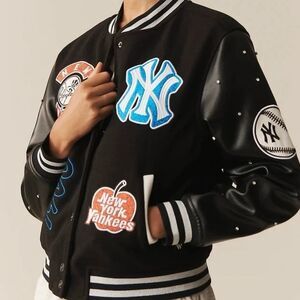 NWT The Wild Collective X Anthropologie NY Yankees Jacket